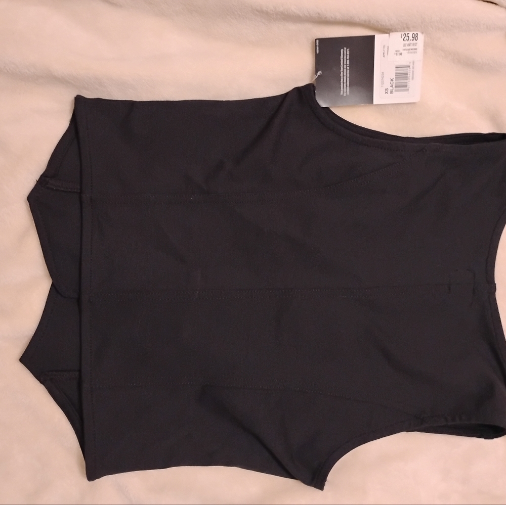 Lee Black Tailored Button Front Vest Size XS NWT - Picture 6 of 6